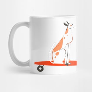 DOG RIDING SCKET BOARD Mug